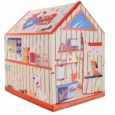 Kinder speelgoed speeltent dierenwinkel 102 cm