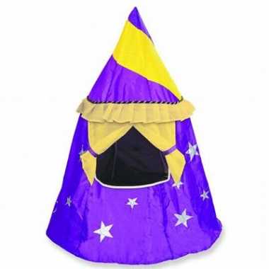 Paarse speeltent voor kinderen
