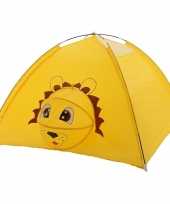 Kinder speelgoed speeltent leeuw dier amfibie120 x 120 x 80 cm